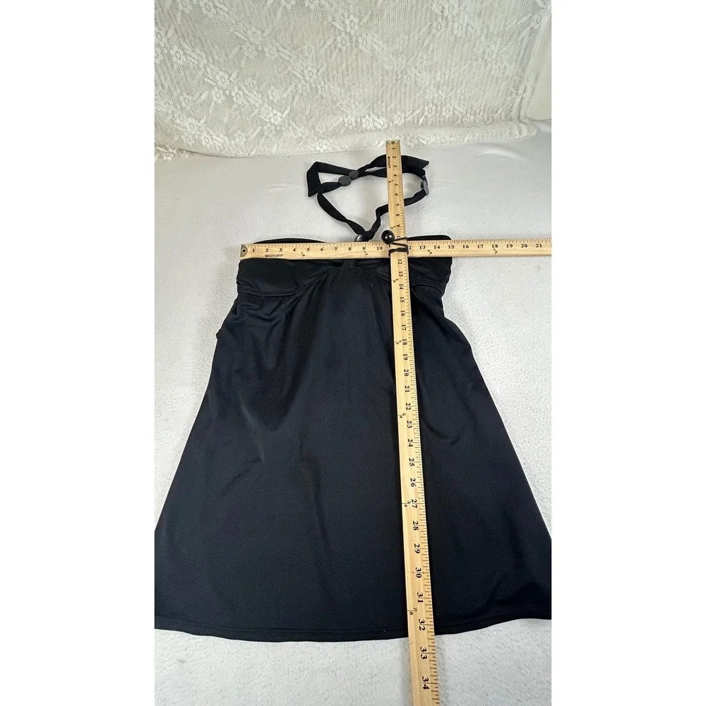 Jaclyn Smith Swim‎ Dress Women 14 Black Minimalist